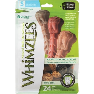 Whimzees Dental Treats Brushzees Small 24pk 12.7 oz
