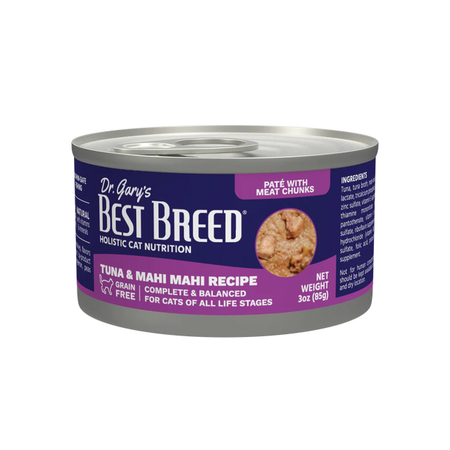 Dr Gary's Best Breed Tuna & Mahi Mahi Cat 3 oz