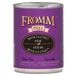 Fromm Dog Duck A La Veg Pate Can 12 oz