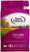 Nutri Source Cat & Kitten Chicken & Rice Select 12 lbs
