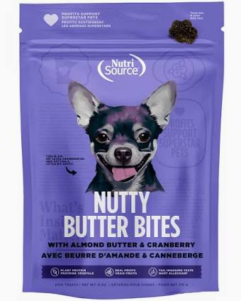 Nutri Source Nutty Butter Bites Almond/Cranberry 6 oz