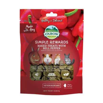 Oxbow Simple Rewards Treats with Bell Peppers