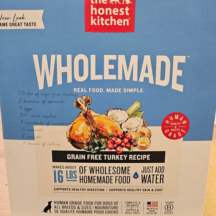 Honest Kitchen GF Dehydrated Turkey 4lbs