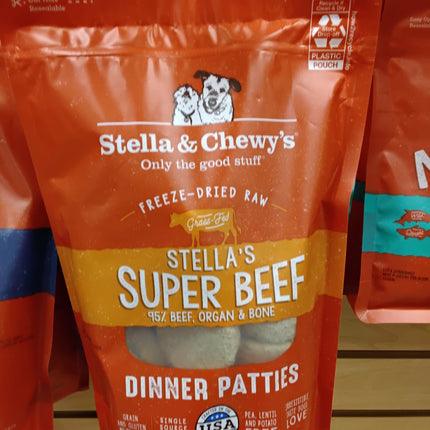 Stella & Chewy's FD Super Beef Dinner Patties 14oz