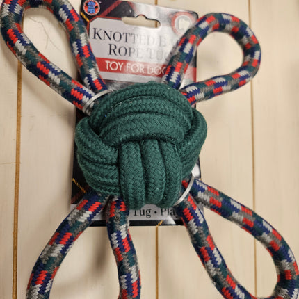 Knotted Ball Rope Tug Dog Toy