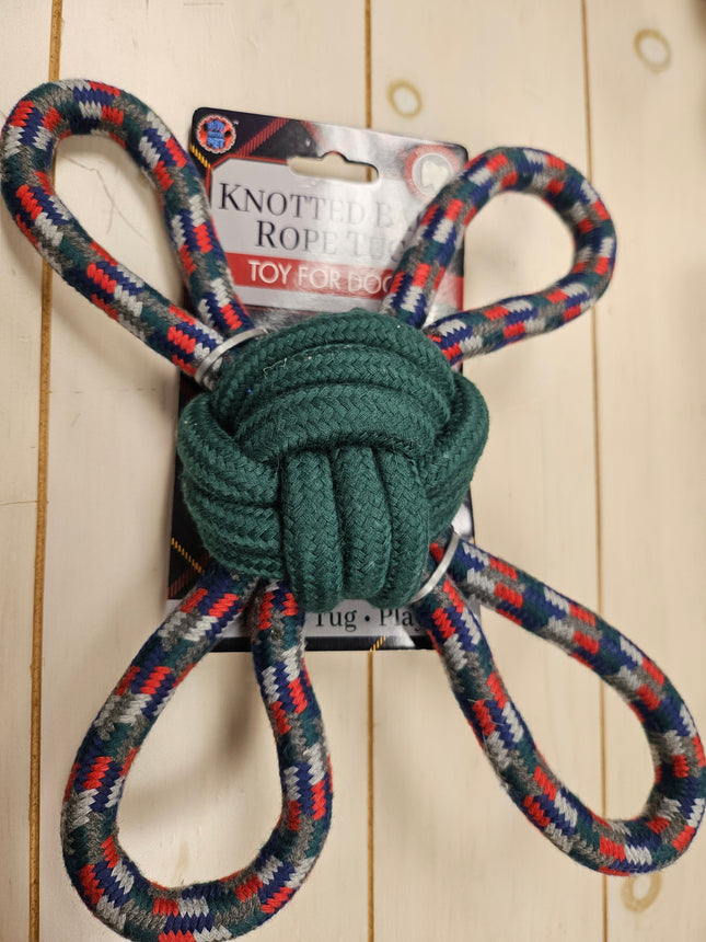 Knotted Ball Rope Tug Dog Toy