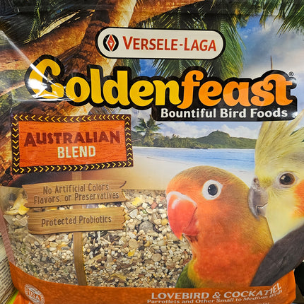 Higgins Goldenfeast Australian Blend Lovebird & Cockatiel 3lbs