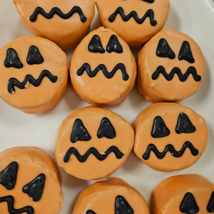 Pumpkin Face Peanut Butter Bon Bon