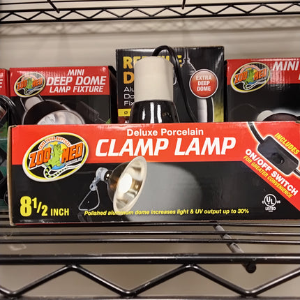Zoo Med Deluxe Porcelain Clamp Lamp
