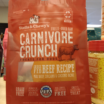 Stella & Chewy's FD Raw Carnivore Crunch Beef Recipe 3.25oz