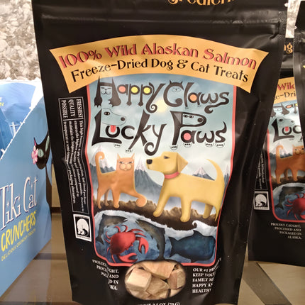 Happy Claws Freeze Dried Wild Alaskan Salmon 2.5oz
