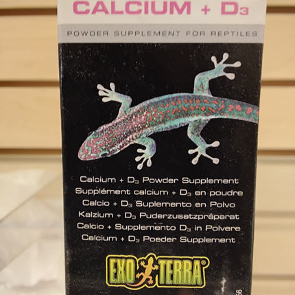 Exo Terra Calcium + D3 Supplement 3.2 oz