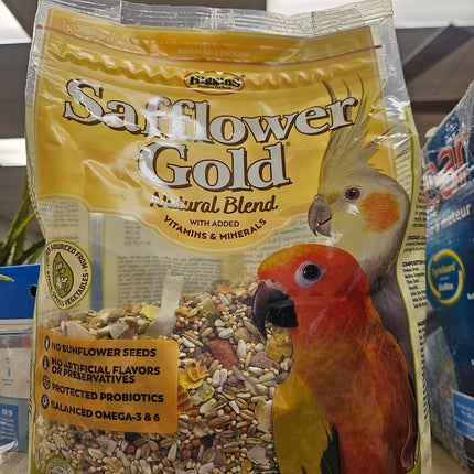 Higgins Safflower Gold Natural Blend Conure & Cockatiel 3lbs