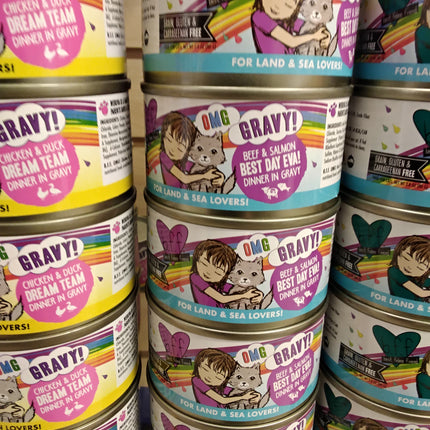 Weruva BFF OMG Gravy! Beef & Salmon 2.8oz