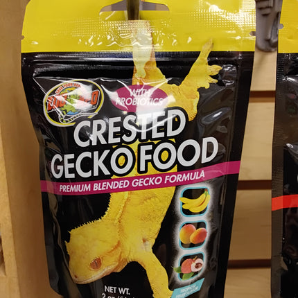 Zoo Med Crested Gecko Food, Tropical Fruit Flavor, With Probiotics, 2 oz.