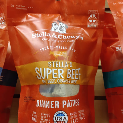 Stella & Chewy's FD Super Beef Dinner Patties 5.5oz