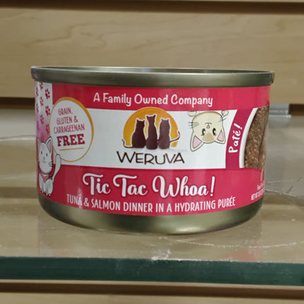 Weruva Tic Tac Whoa Tuna & Salmon Pate (Cat) 3 oz