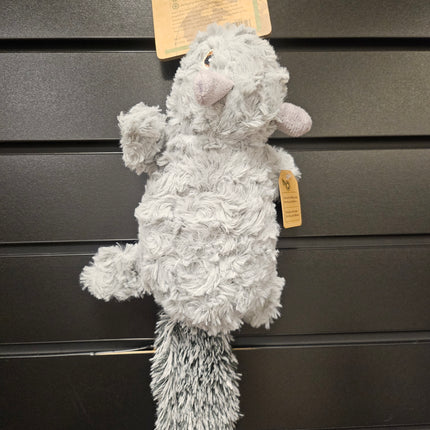 Pally Paws Squirrel (Gray) with Squeaker Dog Toy