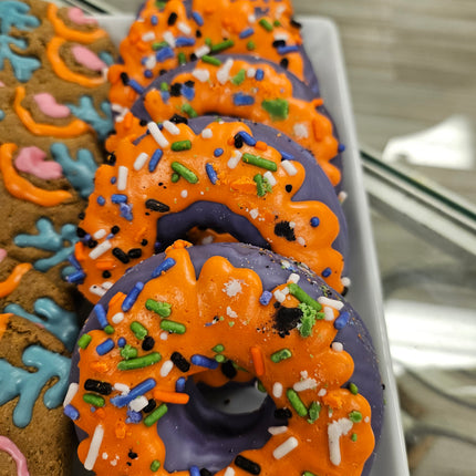 Halloween Peanut Butter Molasses Donuts