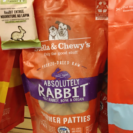 Stella & Chewy's FD Rabbit Dinner Patties 14oz