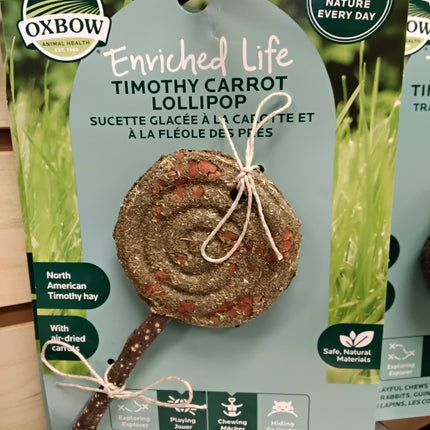 Oxbow Timothy Carrot Lollipop