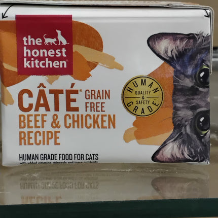 Honest Kitchen GF Beef & Chicken Recipe Minced in a Bone Broth Gravy 2.8oz