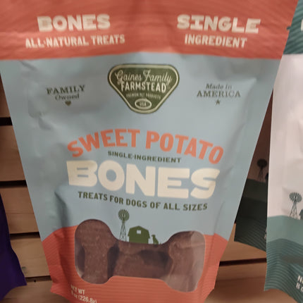Gaines Family Farmstead Sweet Potato Bones 8oz