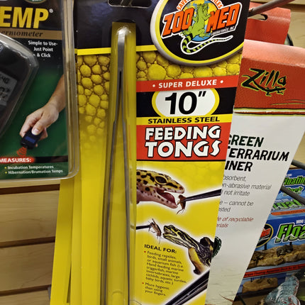 Zoo Med 10" Feeding Tongs
