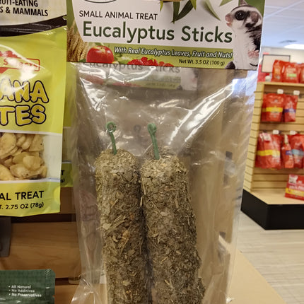 Sugar Glider Eucalyptus Sticks 3.5oz