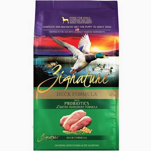 Zignature Grain Free Duck 4 lbs