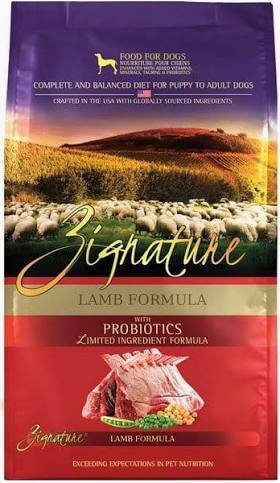 Zignature Grain Free Lamb 4 lbs