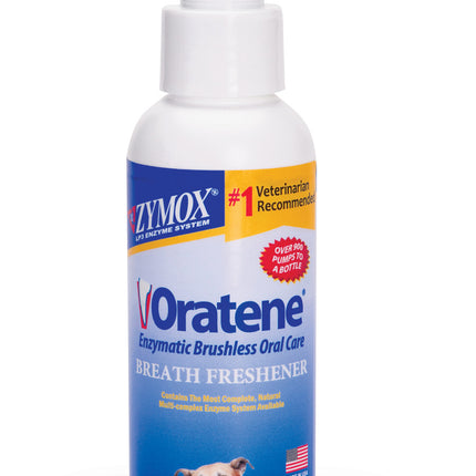 Zymox Brushless Enzymatic Breath Freshener for Dogs & Cats 4oz